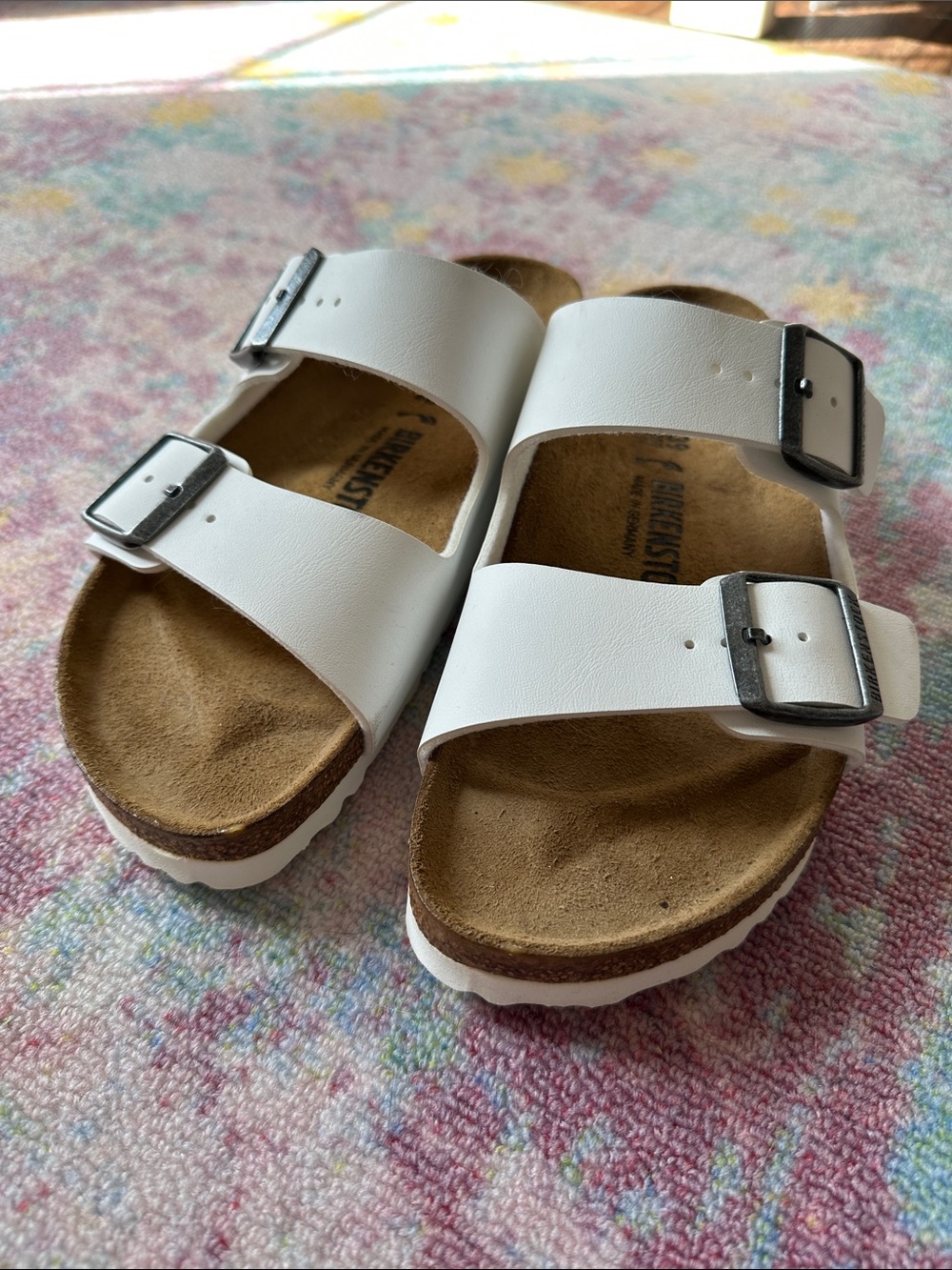 Birkenstock Arizona Women’s White Sandals